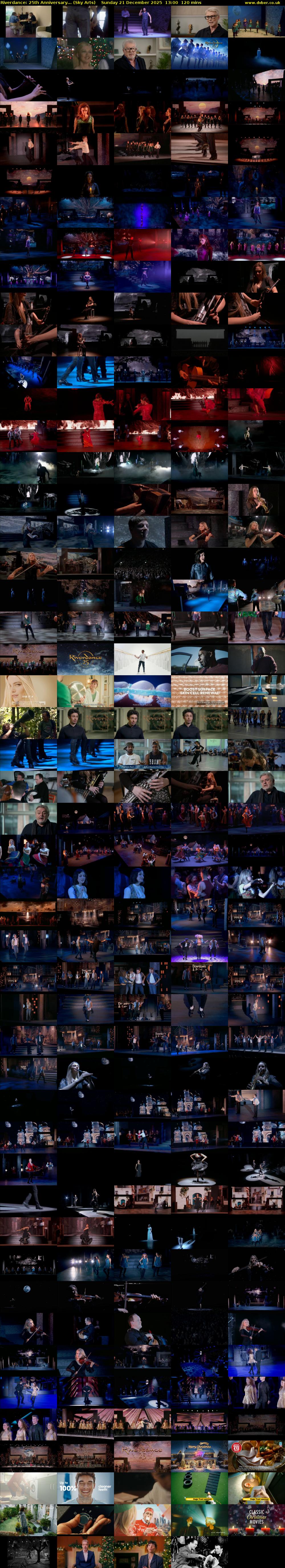 Riverdance: 25th Anniversary... (Sky Arts) Sunday 21 December 2025 13:00 - 15:00