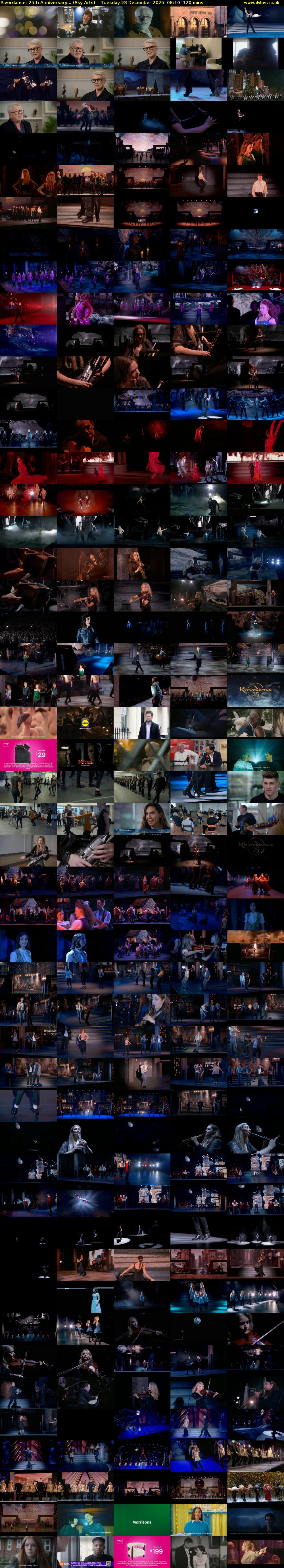 Riverdance: 25th Anniversary... (Sky Arts) Tuesday 23 December 2025 08:10 - 10:10