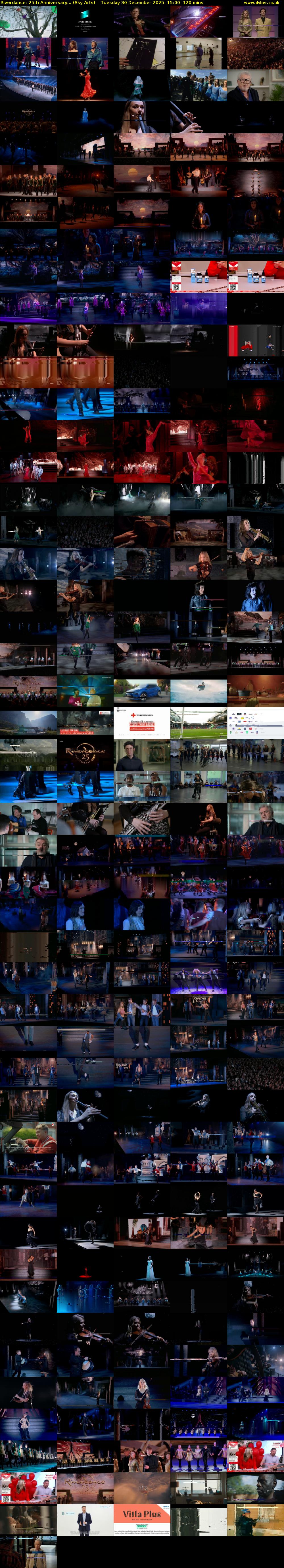 Riverdance: 25th Anniversary... (Sky Arts) Tuesday 30 December 2025 15:00 - 17:00