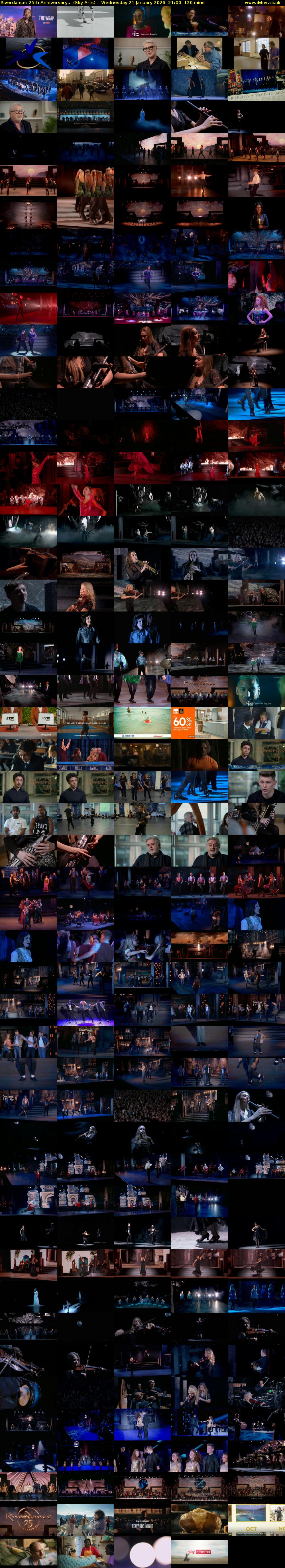 Riverdance: 25th Anniversary... (Sky Arts) Wednesday 21 January 2026 21:00 - 23:00