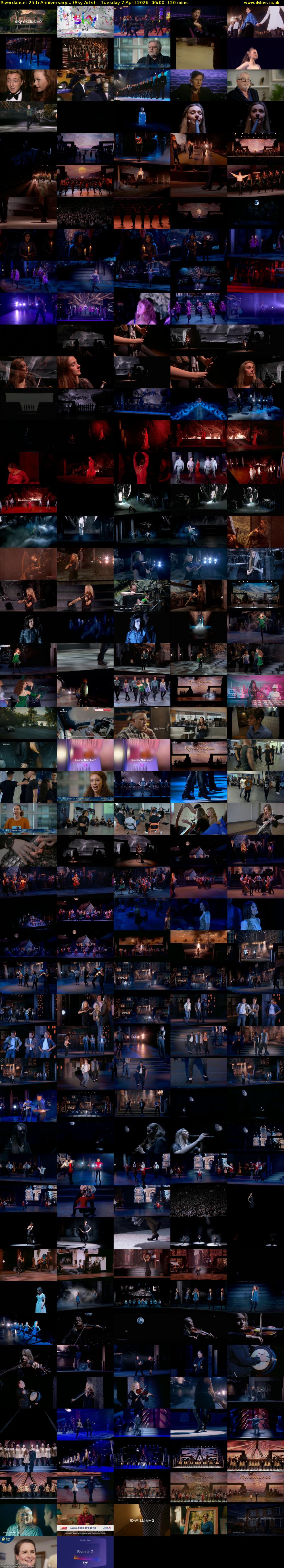 Riverdance: 25th Anniversary... (Sky Arts) Tuesday 7 April 2026 06:00 - 08:00