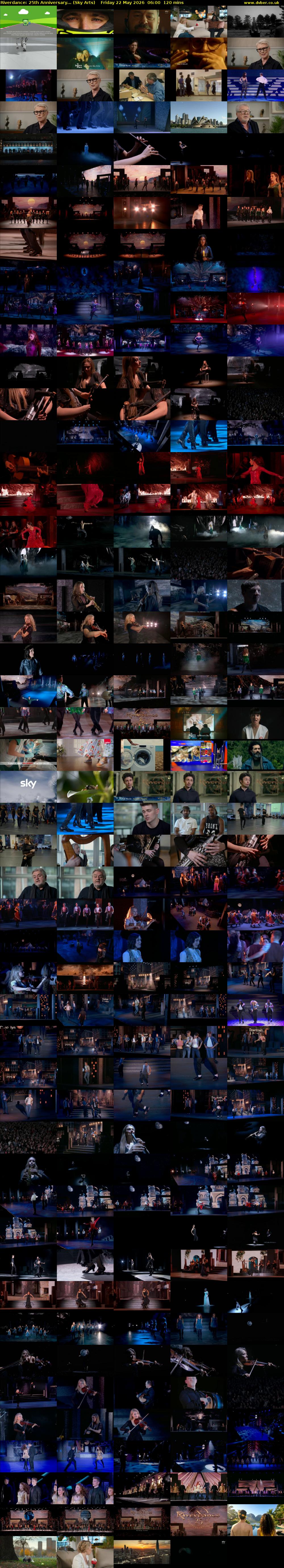 Riverdance: 25th Anniversary... (Sky Arts) Friday 22 May 2026 06:00 - 08:00