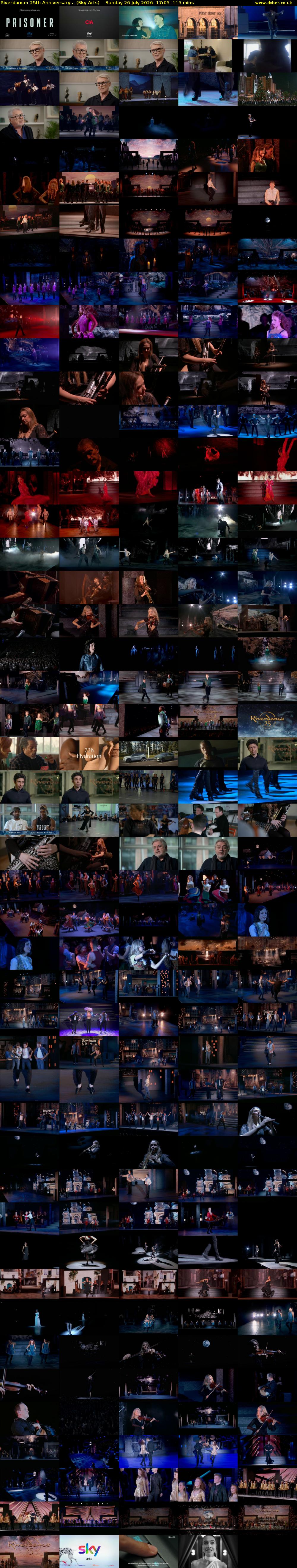 Riverdance: 25th Anniversary... (Sky Arts) Sunday 26 July 2026 17:05 - 19:00