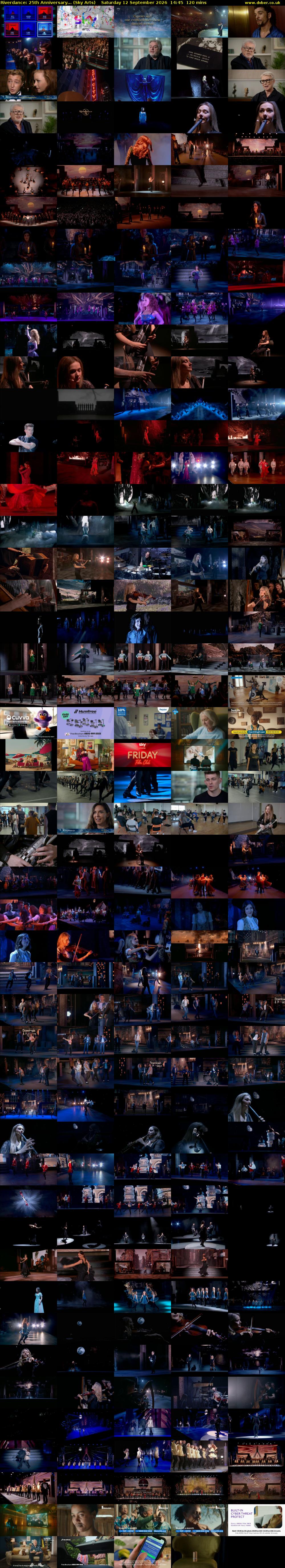 Riverdance: 25th Anniversary... (Sky Arts) Saturday 12 September 2026 14:45 - 16:45