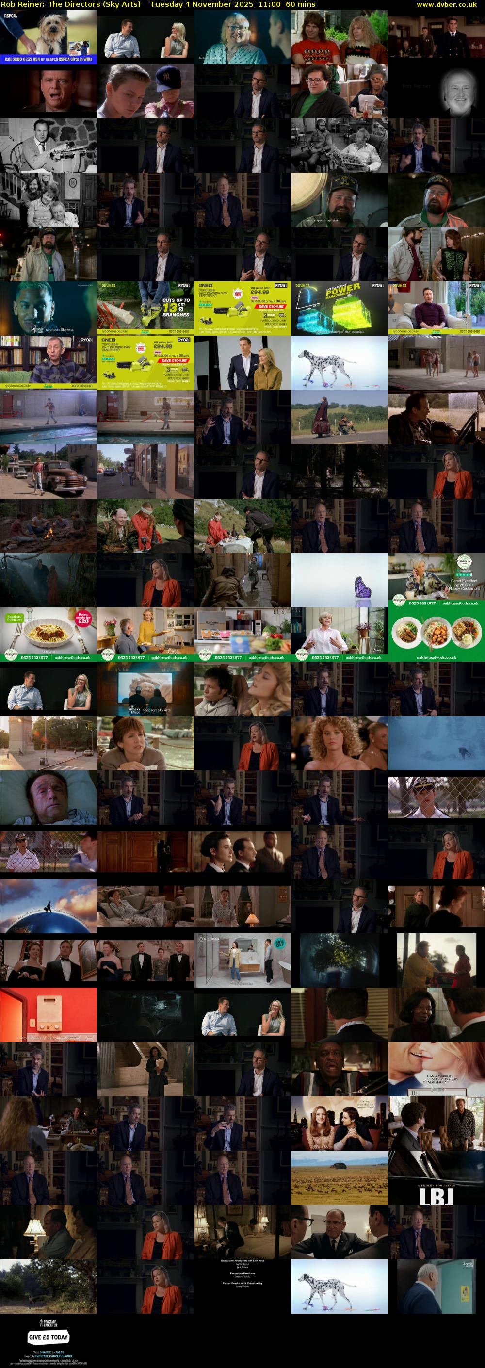 Rob Reiner: The Directors (Sky Arts) Tuesday 4 November 2025 11:00 - 12:00