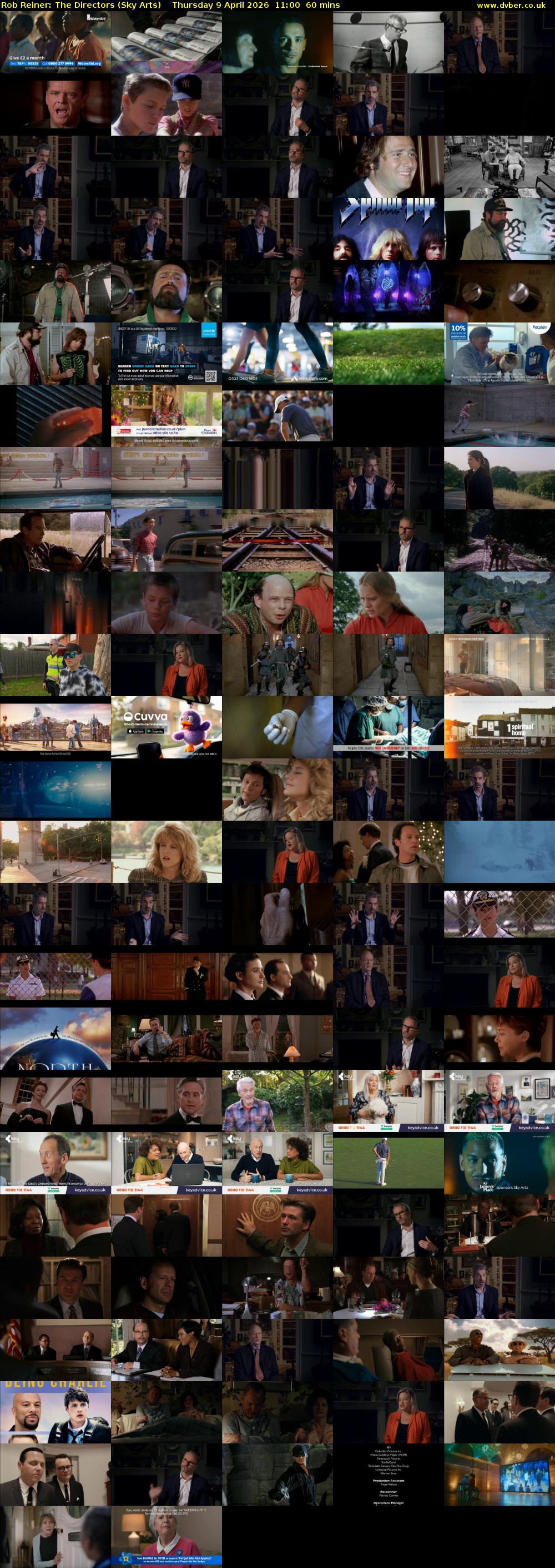 Rob Reiner: The Directors (Sky Arts) Thursday 9 April 2026 11:00 - 12:00