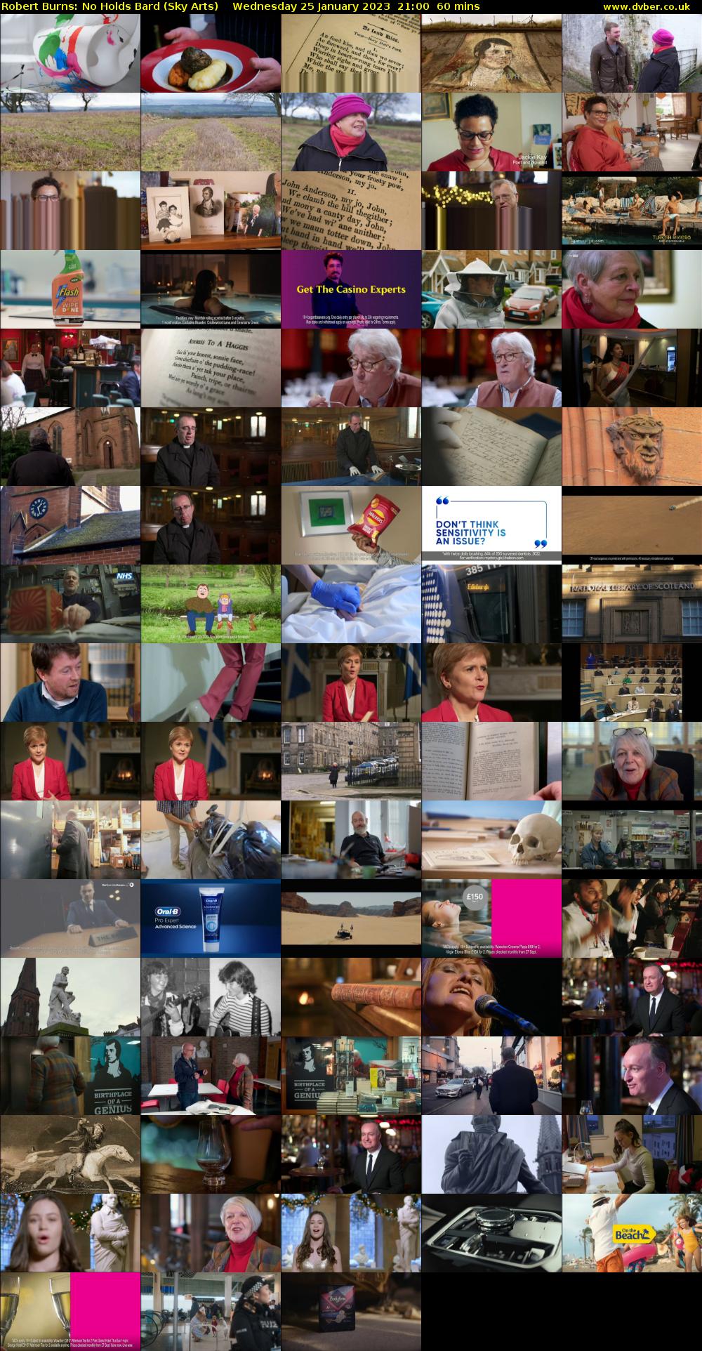 Robert Burns: No Holds Bard (Sky Arts) Wednesday 25 January 2023 21:00 - 22:00