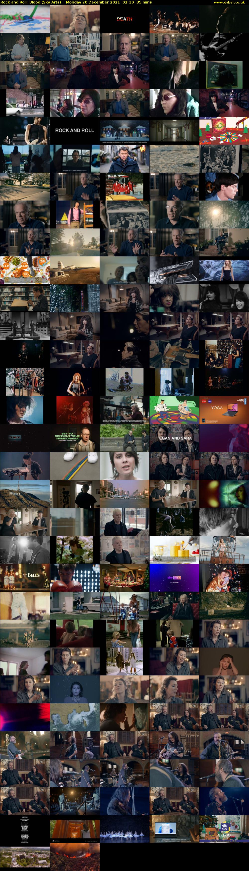 Rock and Roll: Blood (Sky Arts) Monday 20 December 2021 02:10 - 03:35