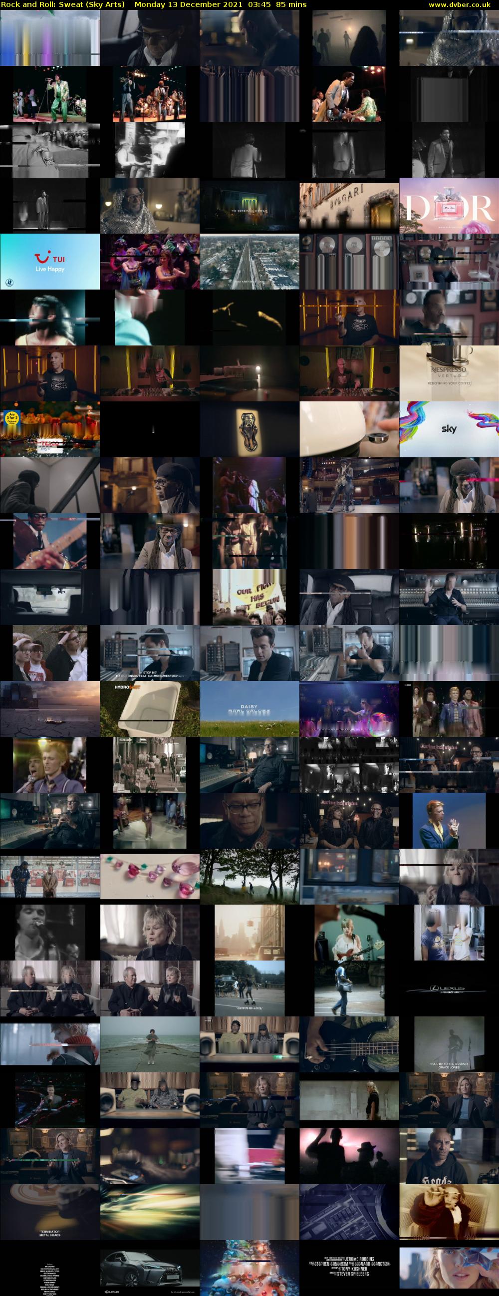 Rock and Roll: Sweat (Sky Arts) Monday 13 December 2021 03:45 - 05:10