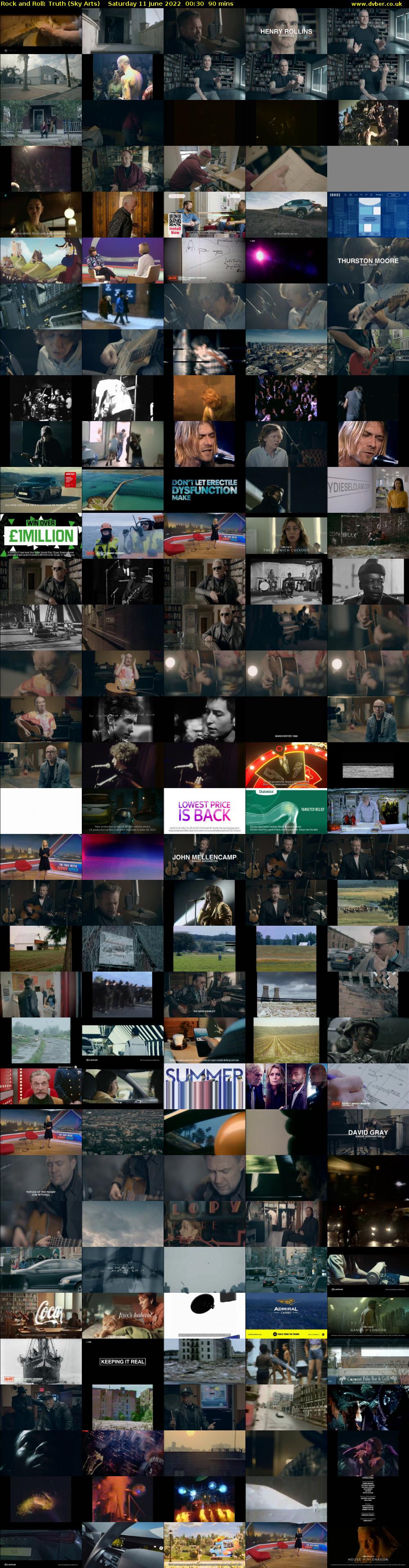 Rock and Roll: Truth (Sky Arts) Saturday 11 June 2022 00:30 - 02:00