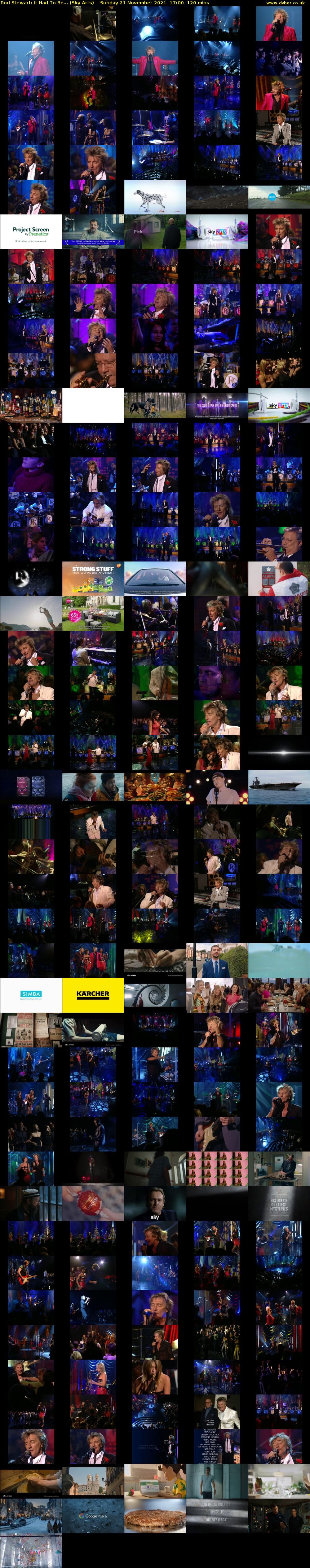 Rod Stewart: It Had To Be... (Sky Arts) Sunday 21 November 2021 17:00 - 19:00