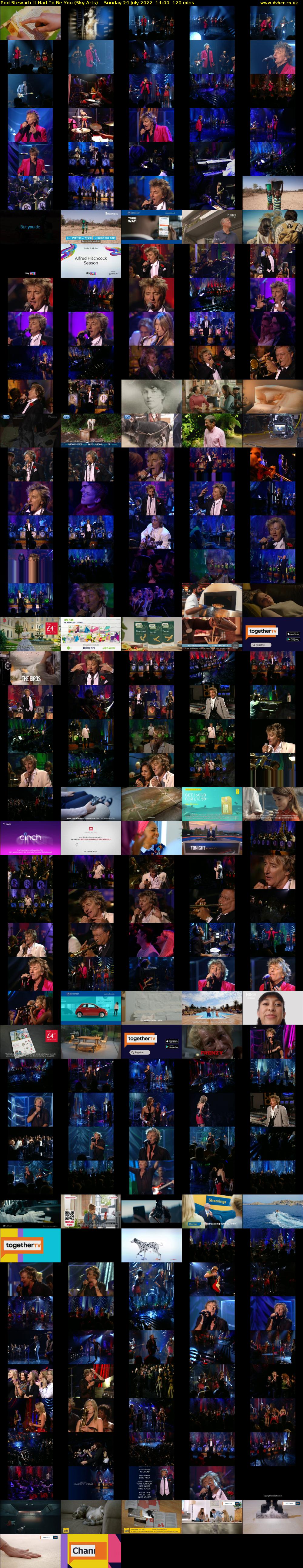 Rod Stewart: It Had To Be You (Sky Arts) Sunday 24 July 2022 14:00 - 16:00