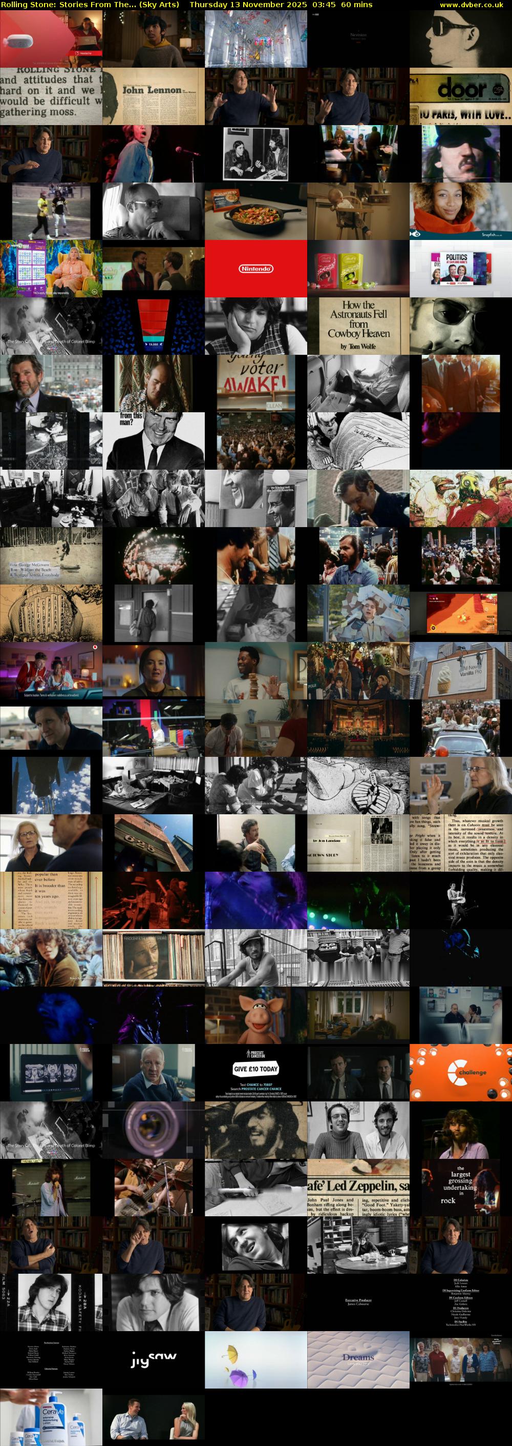 Rolling Stone: Stories From The... (Sky Arts) Thursday 13 November 2025 03:45 - 04:45