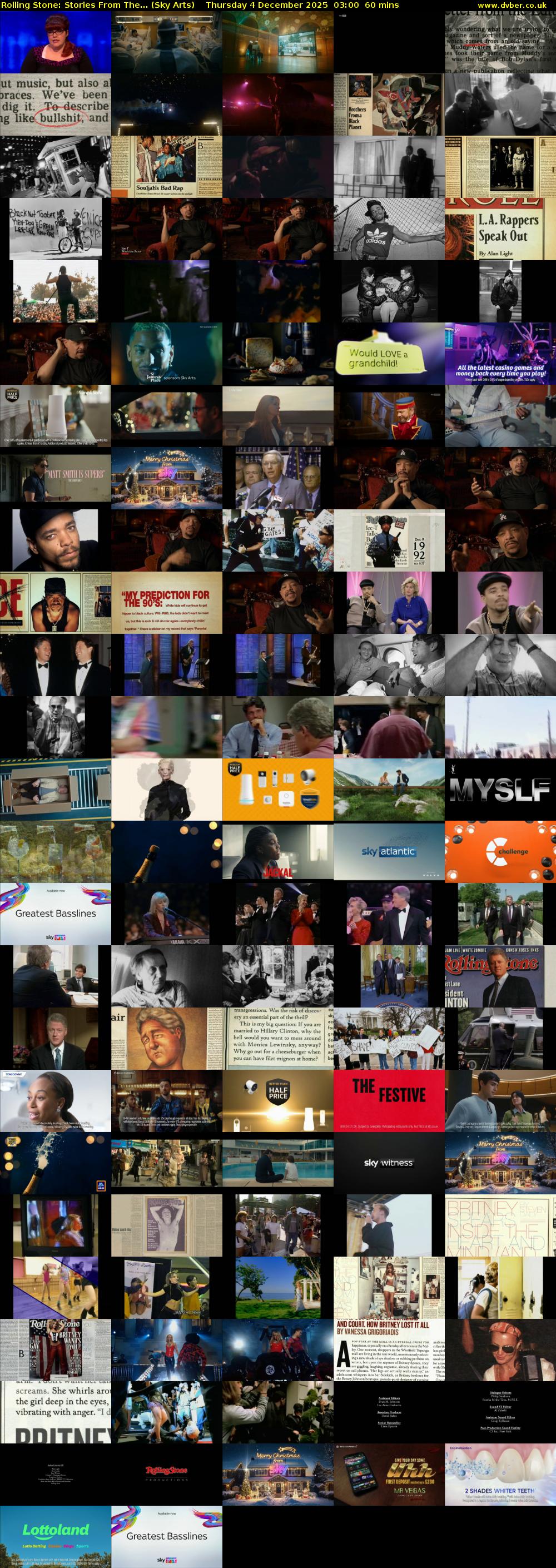 Rolling Stone: Stories From The... (Sky Arts) Thursday 4 December 2025 03:00 - 04:00