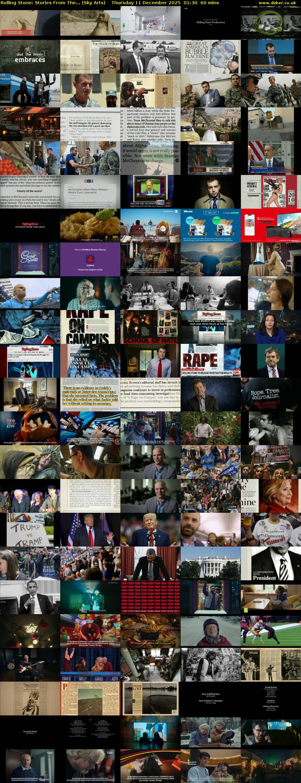 Rolling Stone: Stories From The... (Sky Arts) Thursday 11 December 2025 01:30 - 02:30