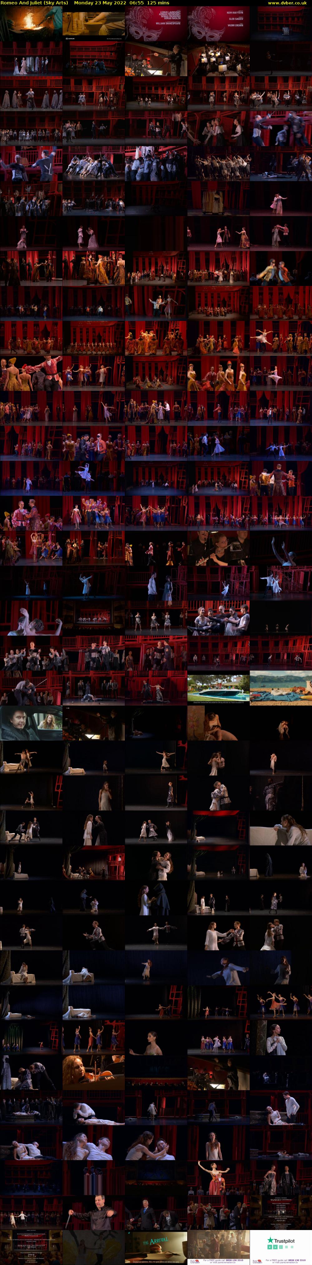 Romeo And Juliet (Sky Arts) Monday 23 May 2022 06:55 - 09:00