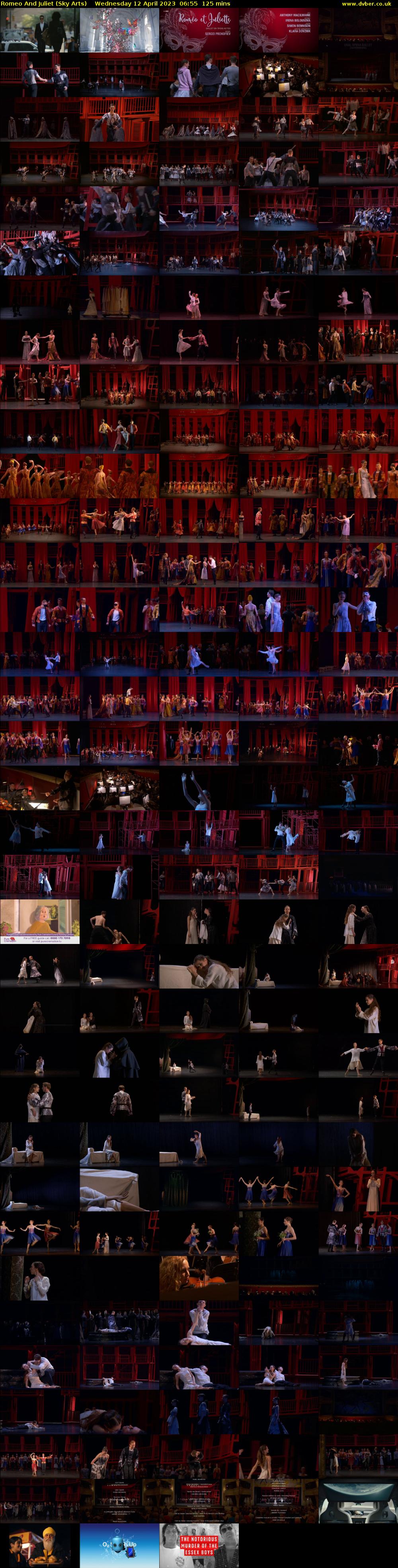 Romeo And Juliet (Sky Arts) Wednesday 12 April 2023 06:55 - 09:00