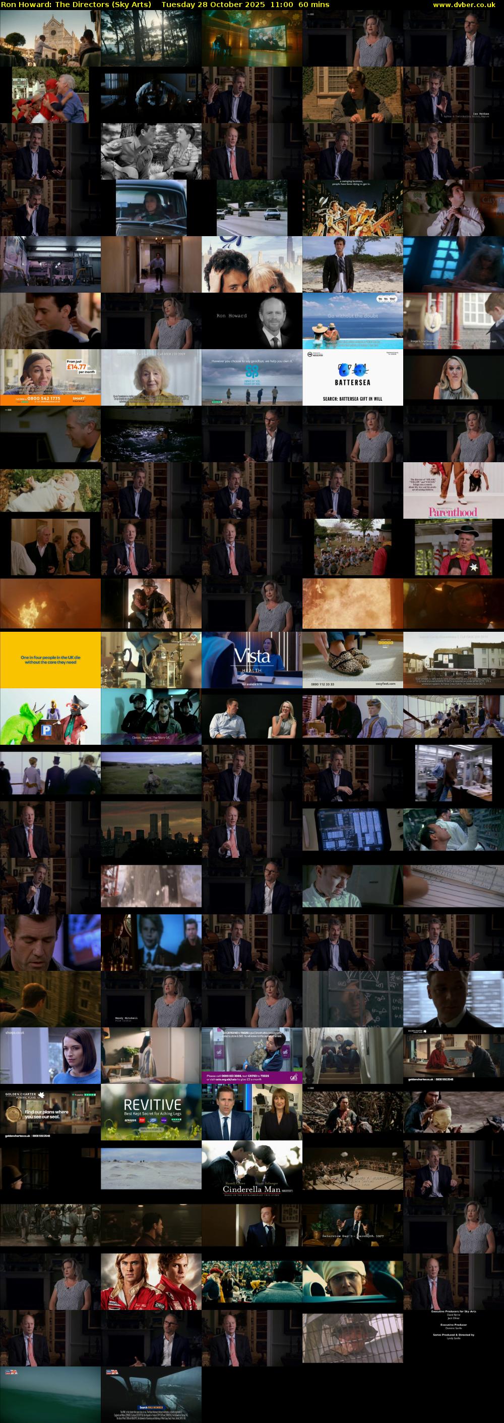 Ron Howard: The Directors (Sky Arts) Tuesday 28 October 2025 11:00 - 12:00