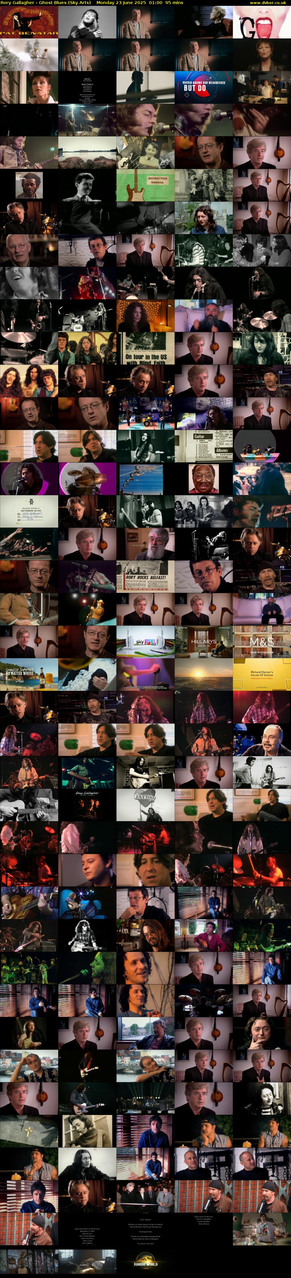 Rory Gallagher - Ghost Blues (Sky Arts) Monday 23 June 2025 01:00 - 02:35