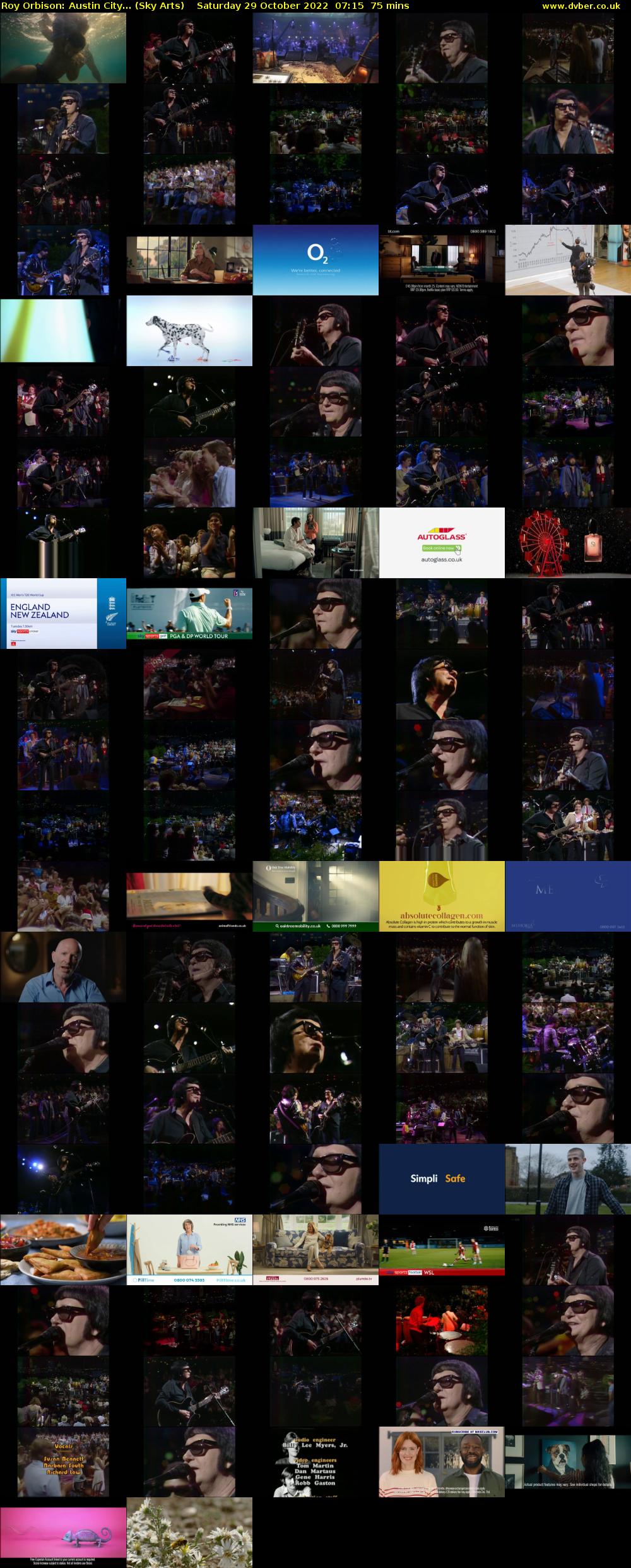 Roy Orbison: Austin City... (Sky Arts) Saturday 29 October 2022 07:15 - 08:30