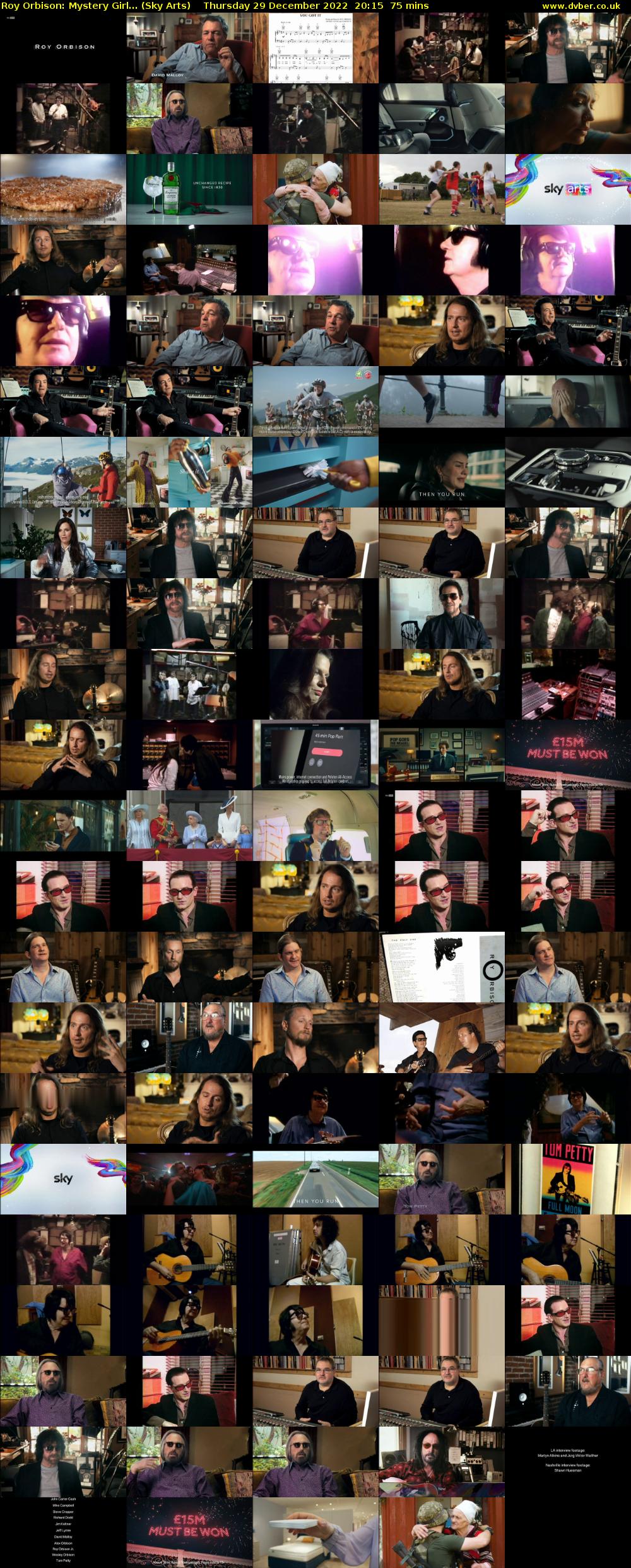 Roy Orbison: Mystery Girl... (Sky Arts) Thursday 29 December 2022 20:15 - 21:30