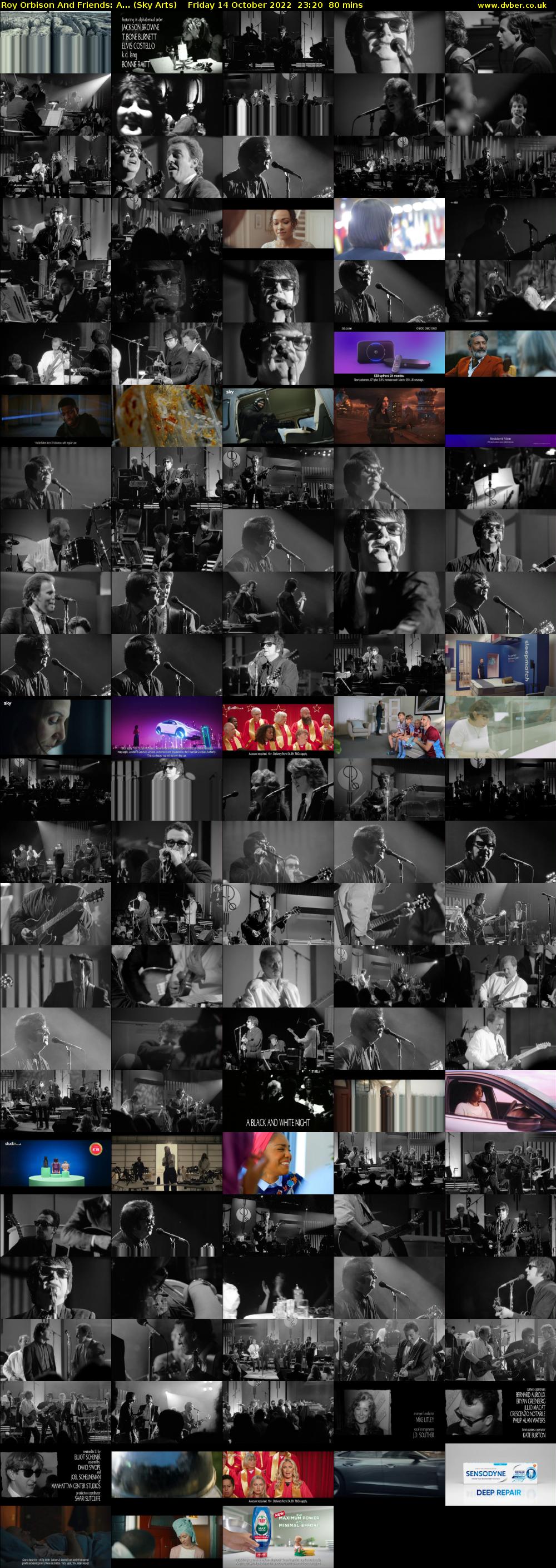 Roy Orbison And Friends: A... (Sky Arts) Friday 14 October 2022 23:20 - 00:40