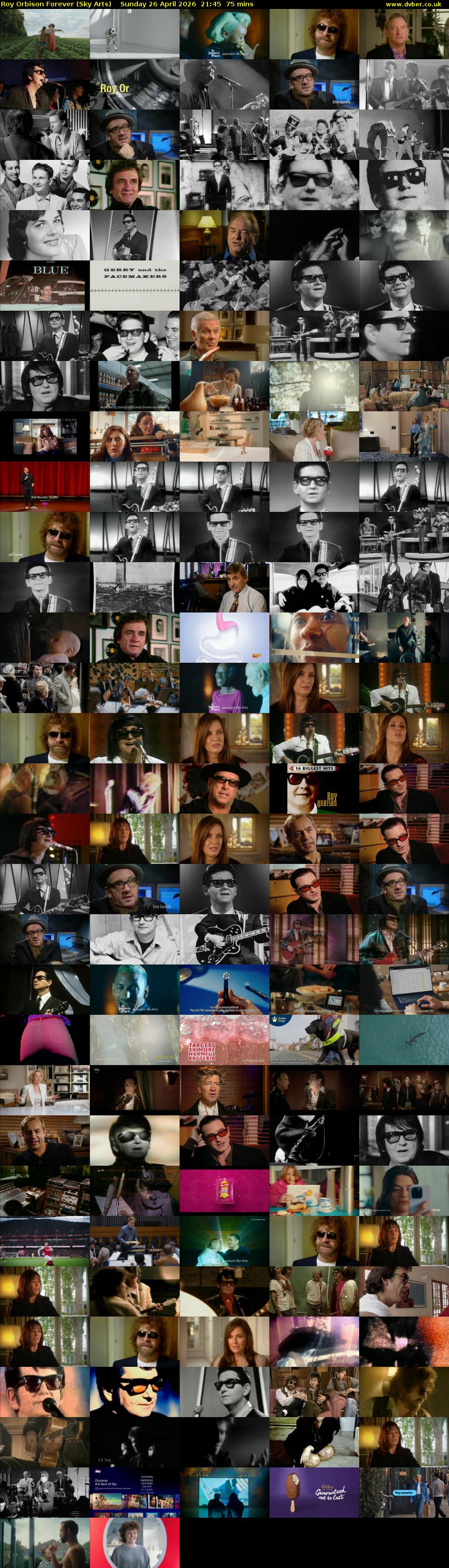 Roy Orbison Forever (Sky Arts) Sunday 26 April 2026 21:45 - 23:00