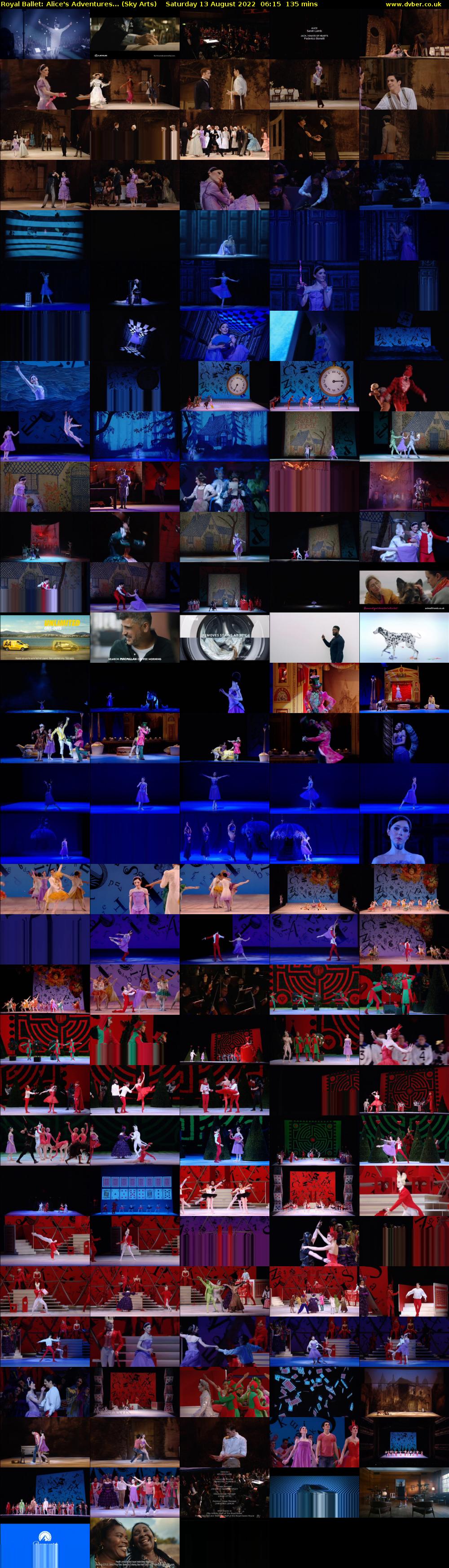 Royal Ballet: Alice's Adventures... (Sky Arts) Saturday 13 August 2022 06:15 - 08:30