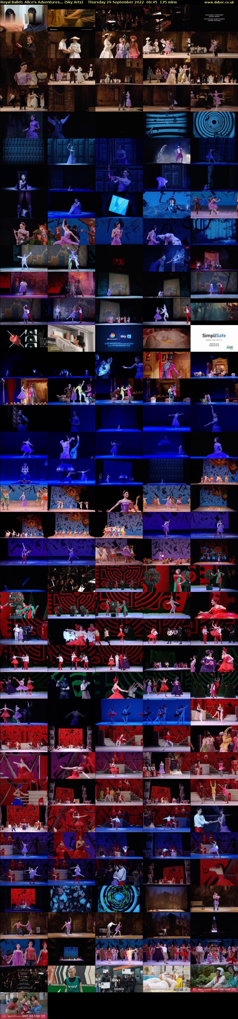 Royal Ballet: Alice's Adventures... (Sky Arts) Thursday 29 September 2022 06:45 - 09:00
