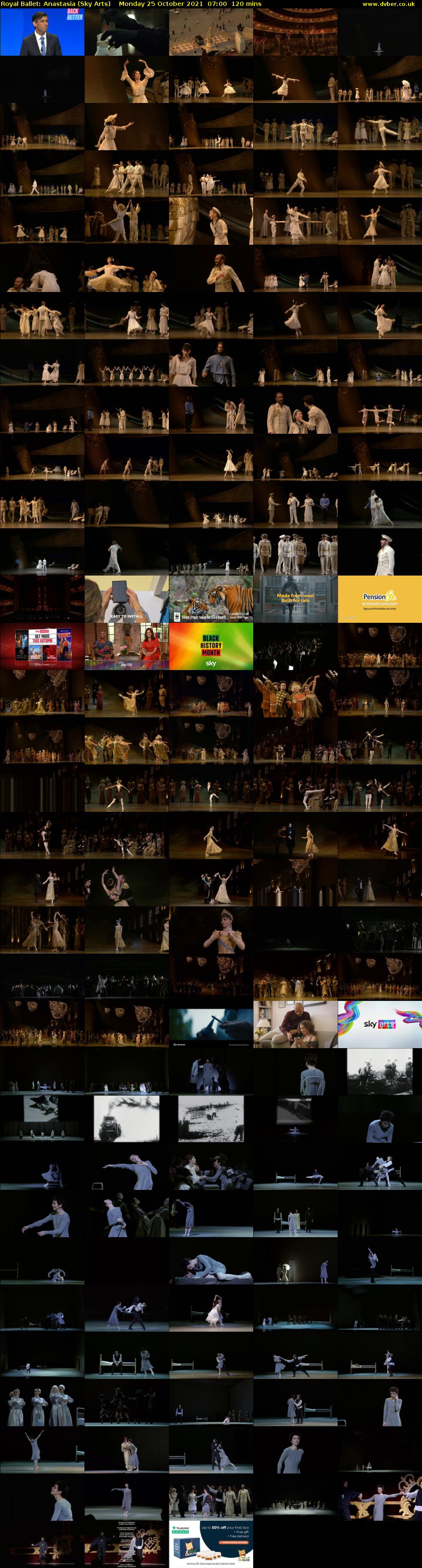 Royal Ballet: Anastasia (Sky Arts) Monday 25 October 2021 07:00 - 09:00