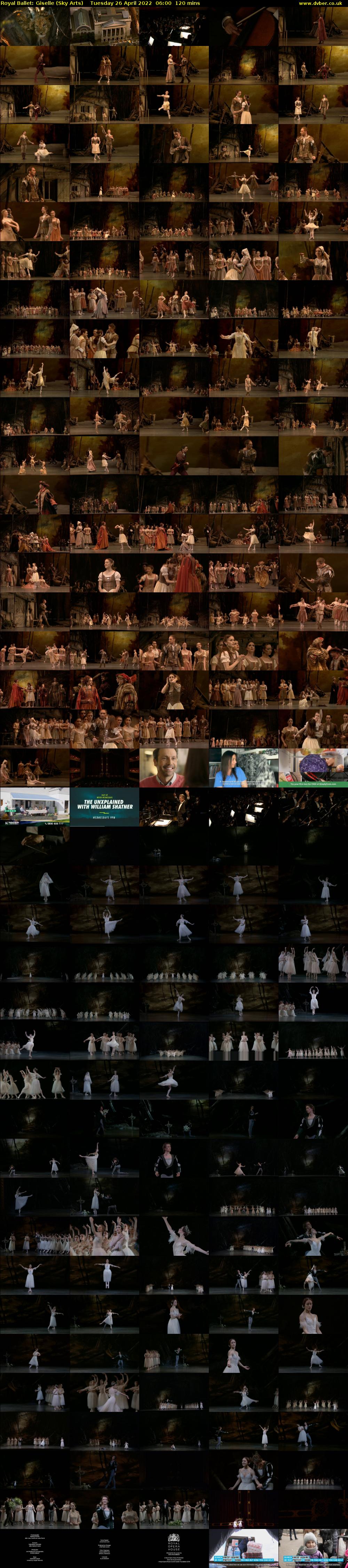 Royal Ballet: Giselle (Sky Arts) Tuesday 26 April 2022 06:00 - 08:00