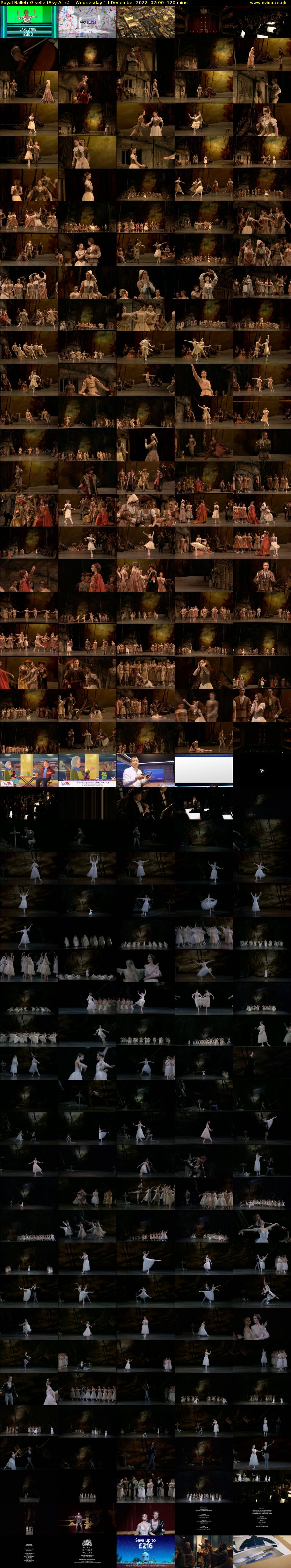 Royal Ballet: Giselle (Sky Arts) Wednesday 14 December 2022 07:00 - 09:00