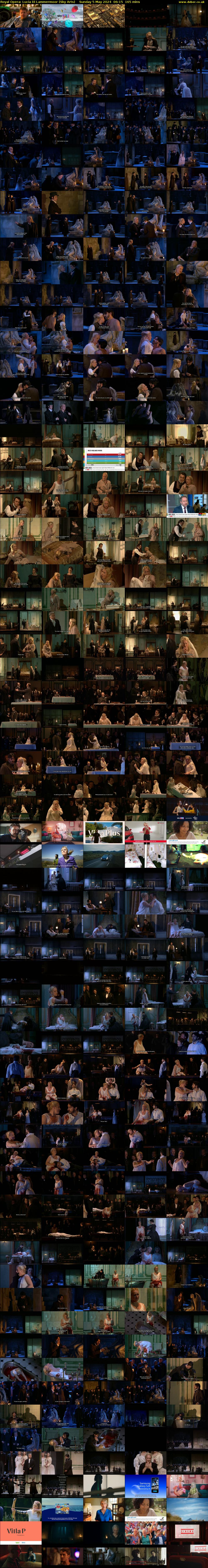 Royal Opera: Lucia Di Lammermoor (Sky Arts) Sunday 5 May 2024 06:15 - 09:00