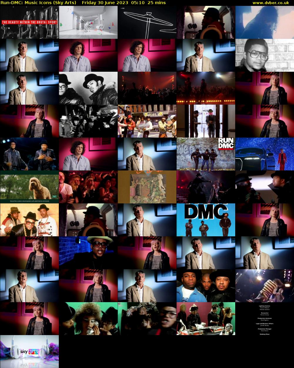Run-DMC: Music Icons (Sky Arts) Friday 30 June 2023 05:10 - 05:35