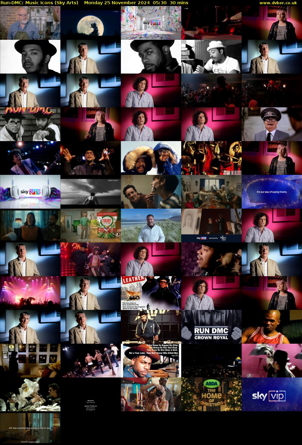 Run-DMC: Music Icons (Sky Arts) Monday 25 November 2024 05:30 - 06:00