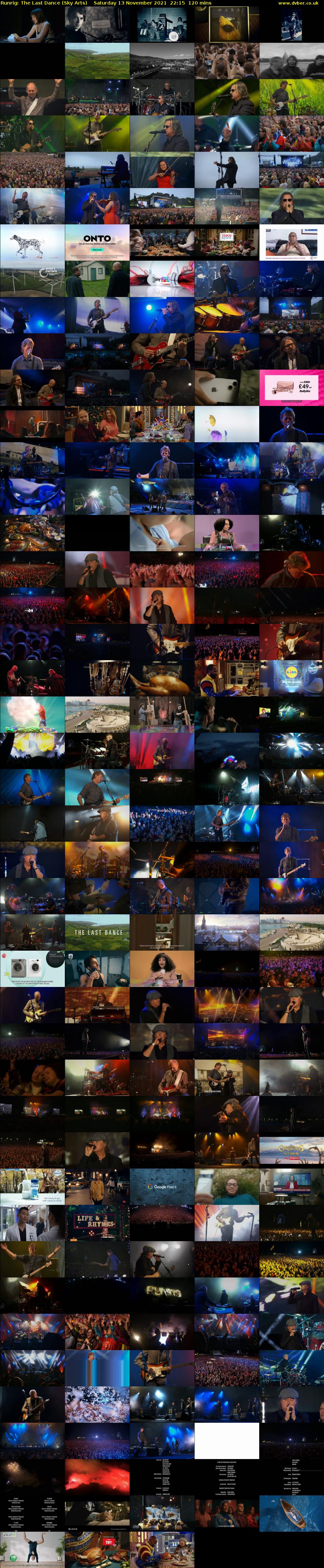 Runrig: The Last Dance (Sky Arts) Saturday 13 November 2021 22:15 - 00:15