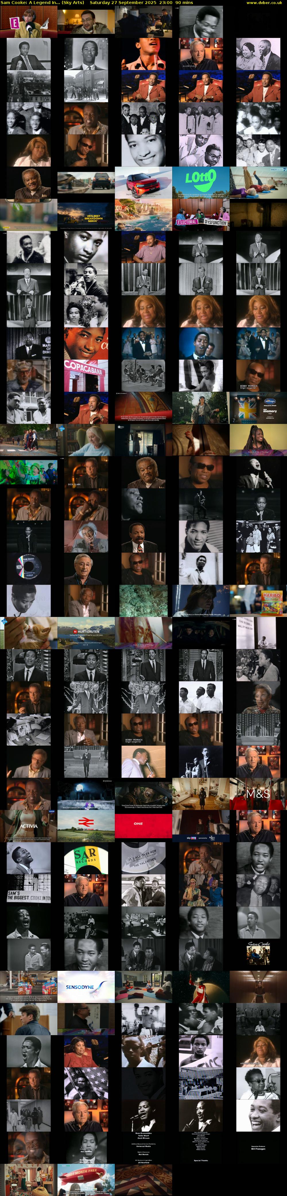 Sam Cooke: A Legend In... (Sky Arts) Saturday 27 September 2025 23:00 - 00:30