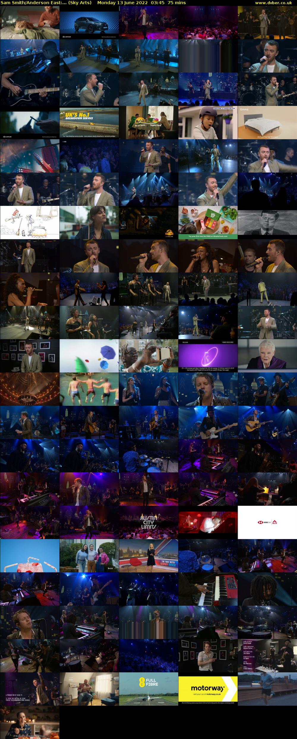 Sam Smith/Anderson East:... (Sky Arts) Monday 13 June 2022 03:45 - 05:00