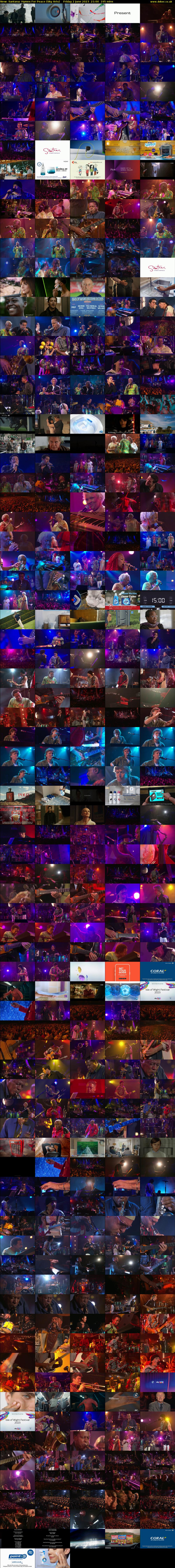 Santana: Hymns For Peace (Sky Arts) Friday 2 June 2023 21:00 - 00:15