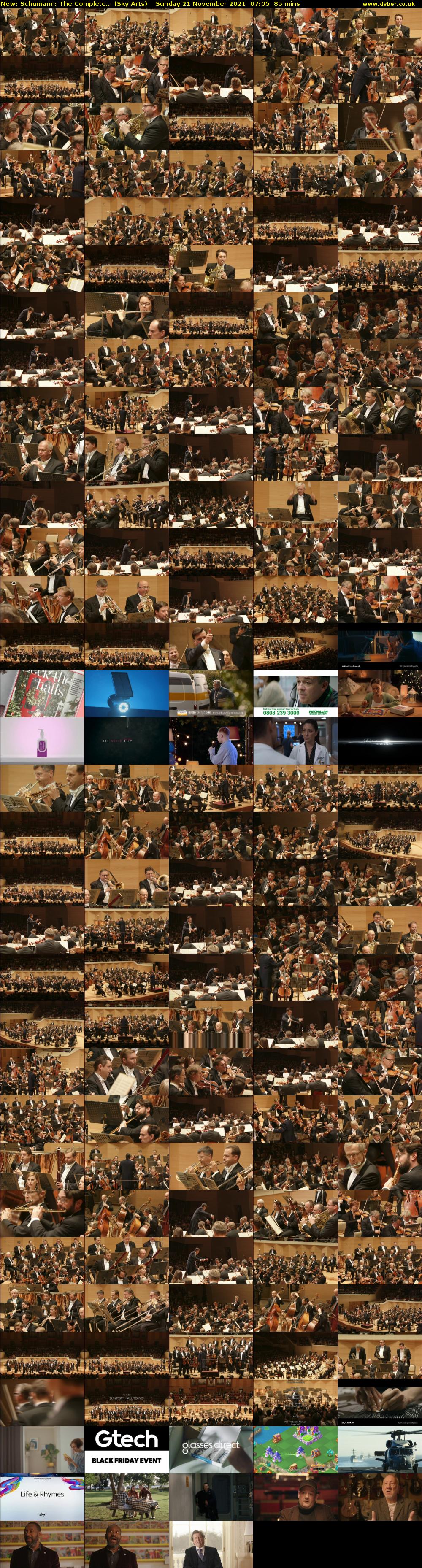 Schumann: The Complete... (Sky Arts) Sunday 21 November 2021 07:05 - 08:30