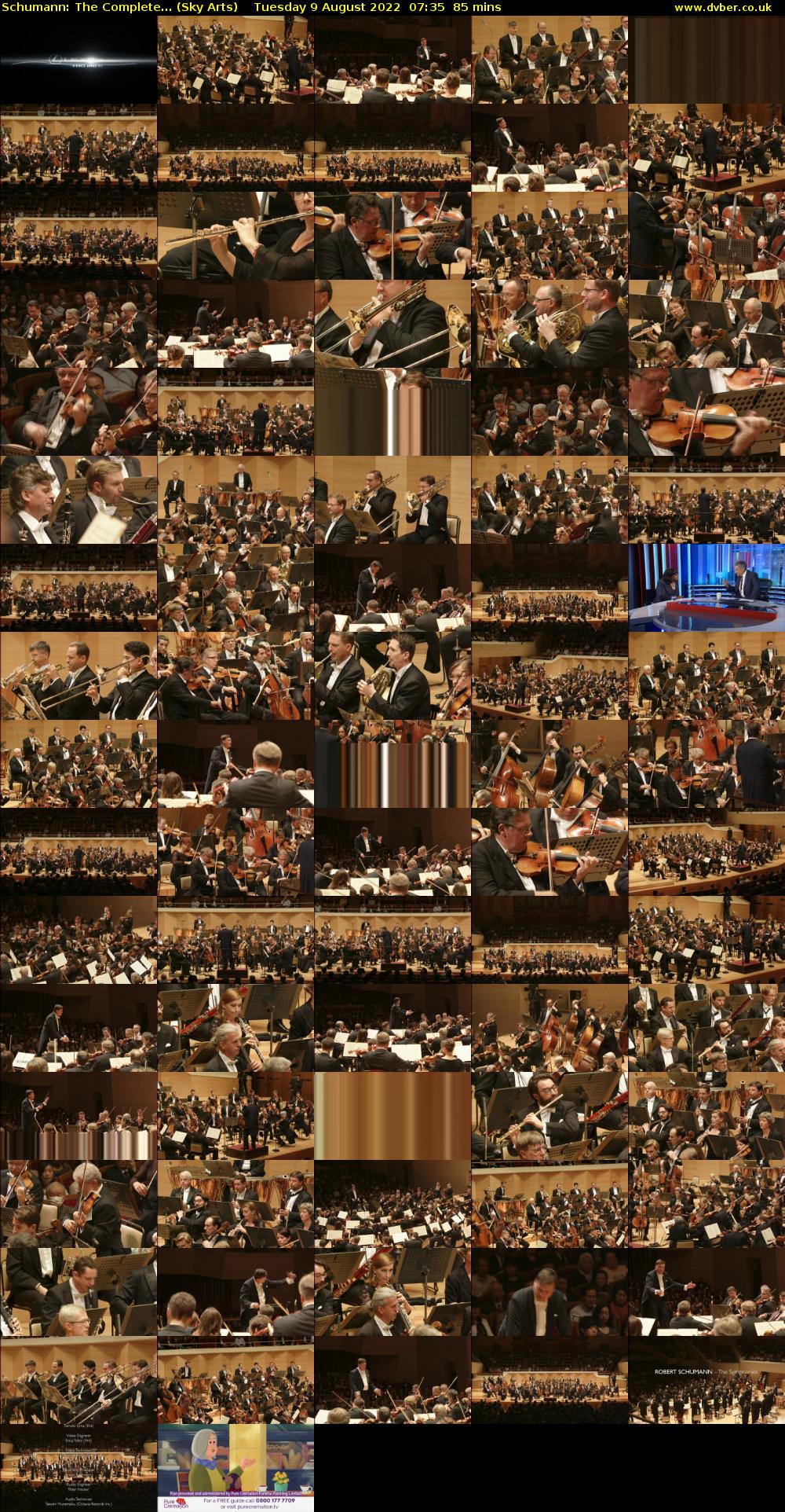 Schumann: The Complete... (Sky Arts) Tuesday 9 August 2022 07:35 - 09:00