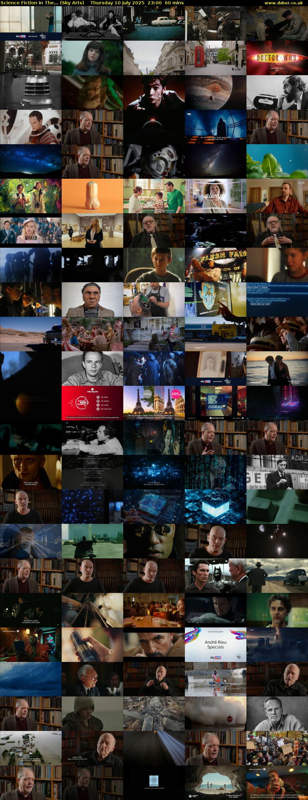 Science Fiction In The... (Sky Arts) Thursday 10 July 2025 23:00 - 00:00