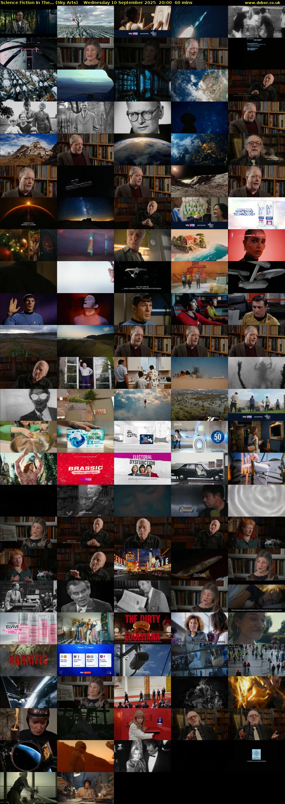 Science Fiction In The... (Sky Arts) Wednesday 10 September 2025 20:00 - 21:00