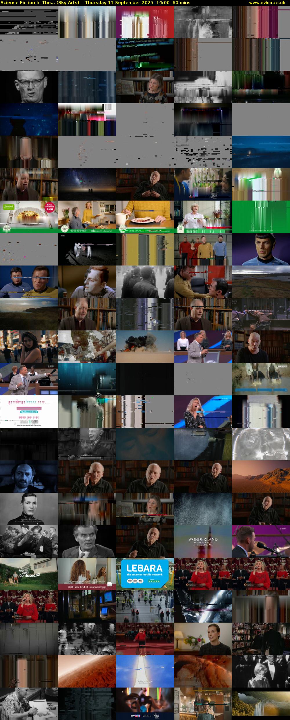 Science Fiction In The... (Sky Arts) Thursday 11 September 2025 14:00 - 15:00