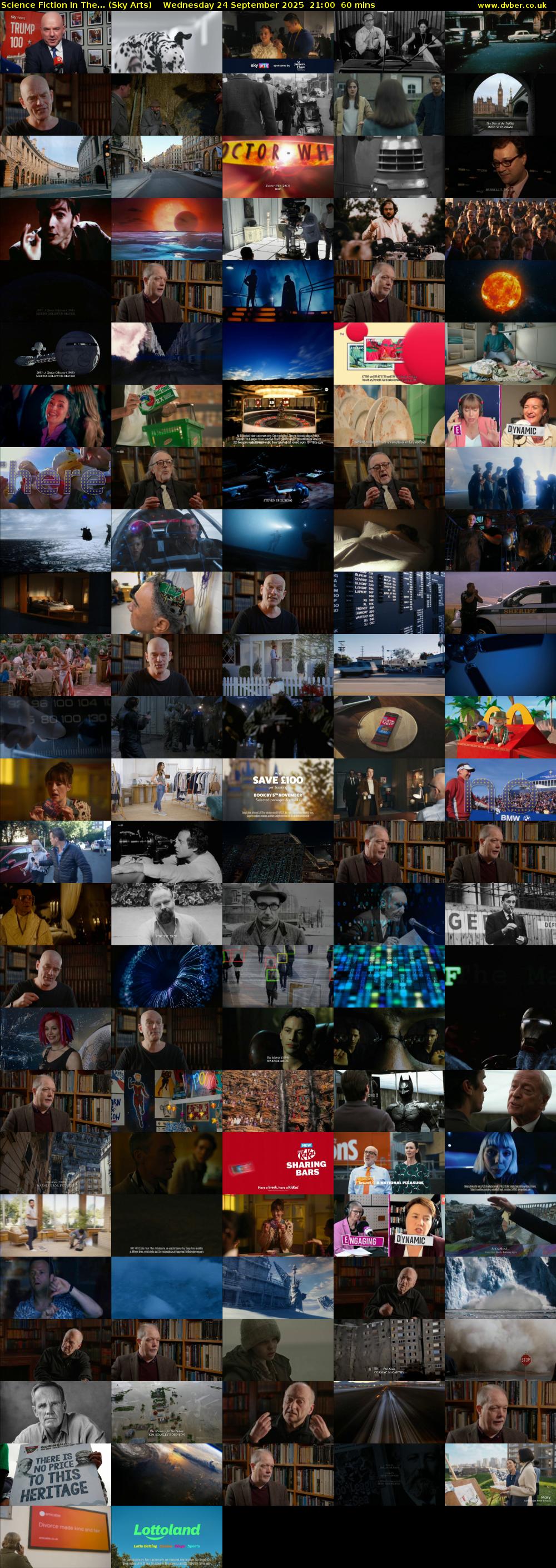 Science Fiction In The... (Sky Arts) Wednesday 24 September 2025 21:00 - 22:00