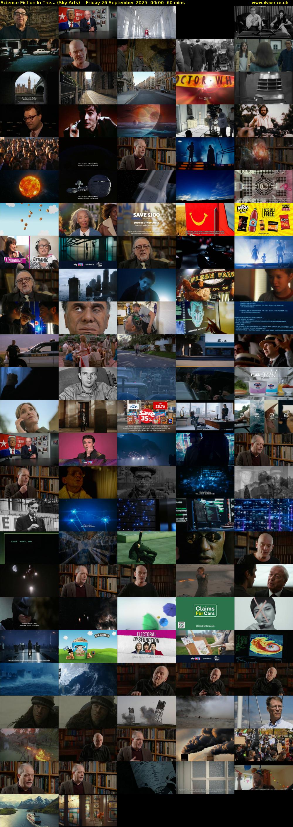 Science Fiction In The... (Sky Arts) Friday 26 September 2025 04:00 - 05:00