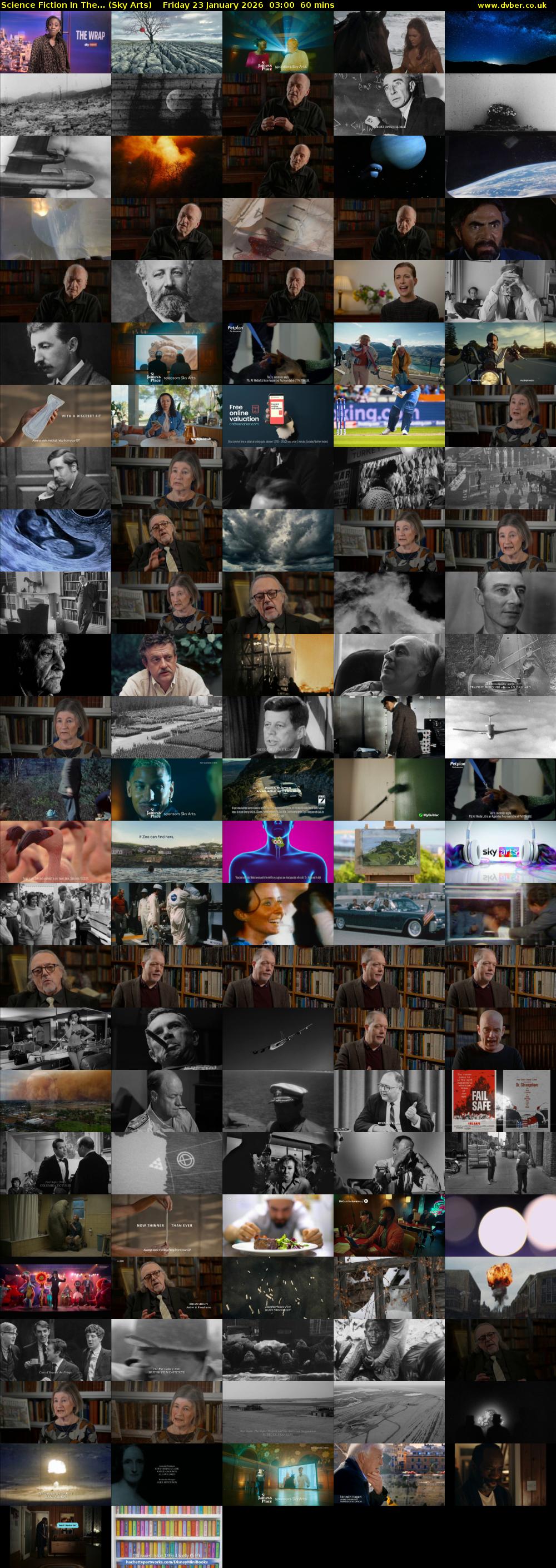 Science Fiction In The... (Sky Arts) Friday 23 January 2026 03:00 - 04:00