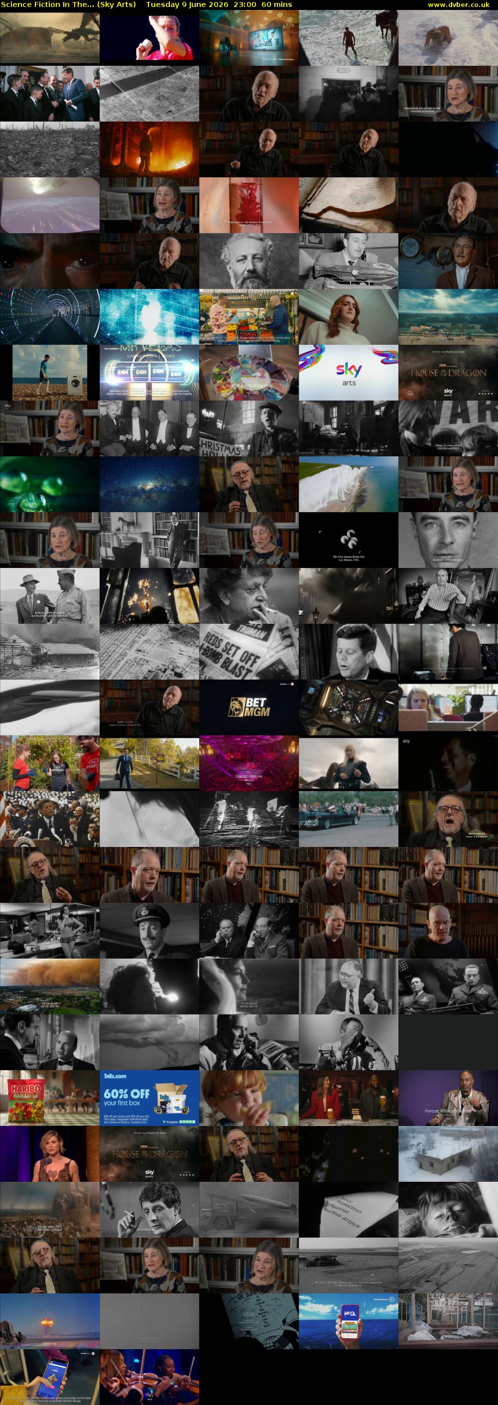 Science Fiction In The... (Sky Arts) Tuesday 9 June 2026 23:00 - 00:00