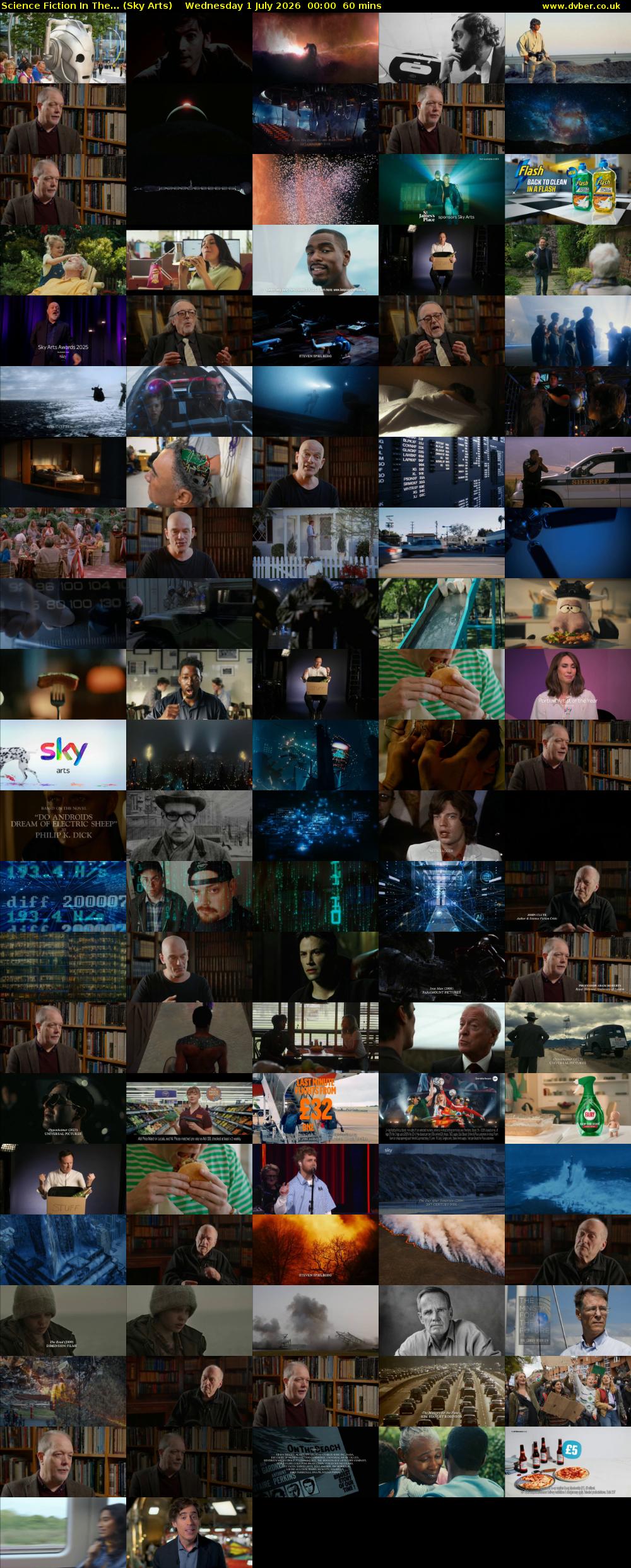 Science Fiction In The... (Sky Arts) Wednesday 1 July 2026 00:00 - 01:00