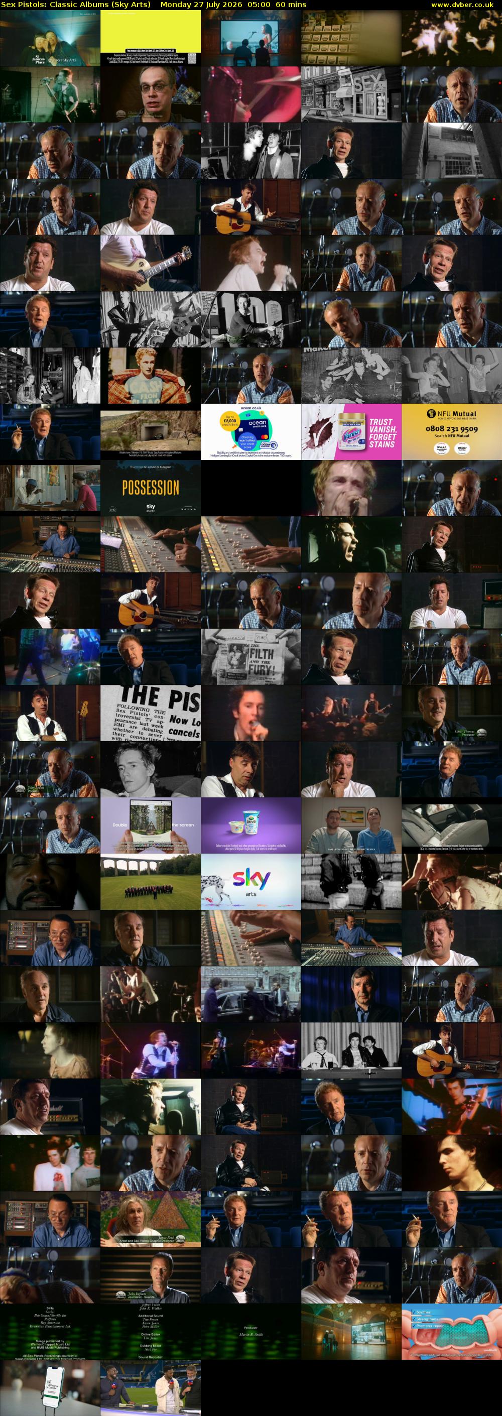 Sex Pistols: Classic Albums (Sky Arts) Monday 27 July 2026 05:00 - 06:00